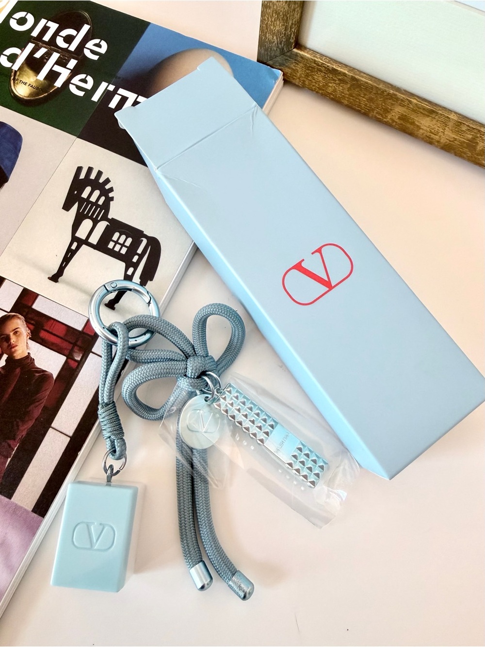 Valentino Mahjong Keychain/Bag Charm